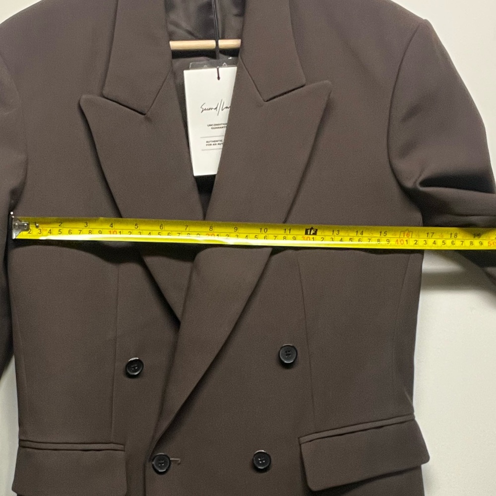 Second/Layer Brown Pico Blazer - image 3